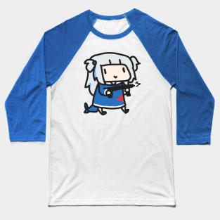 Smol Gawr Gura Baseball T-Shirt